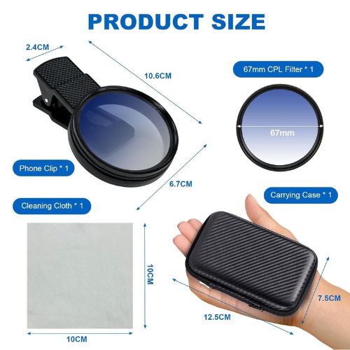 67mm CPL Polarizing Filter