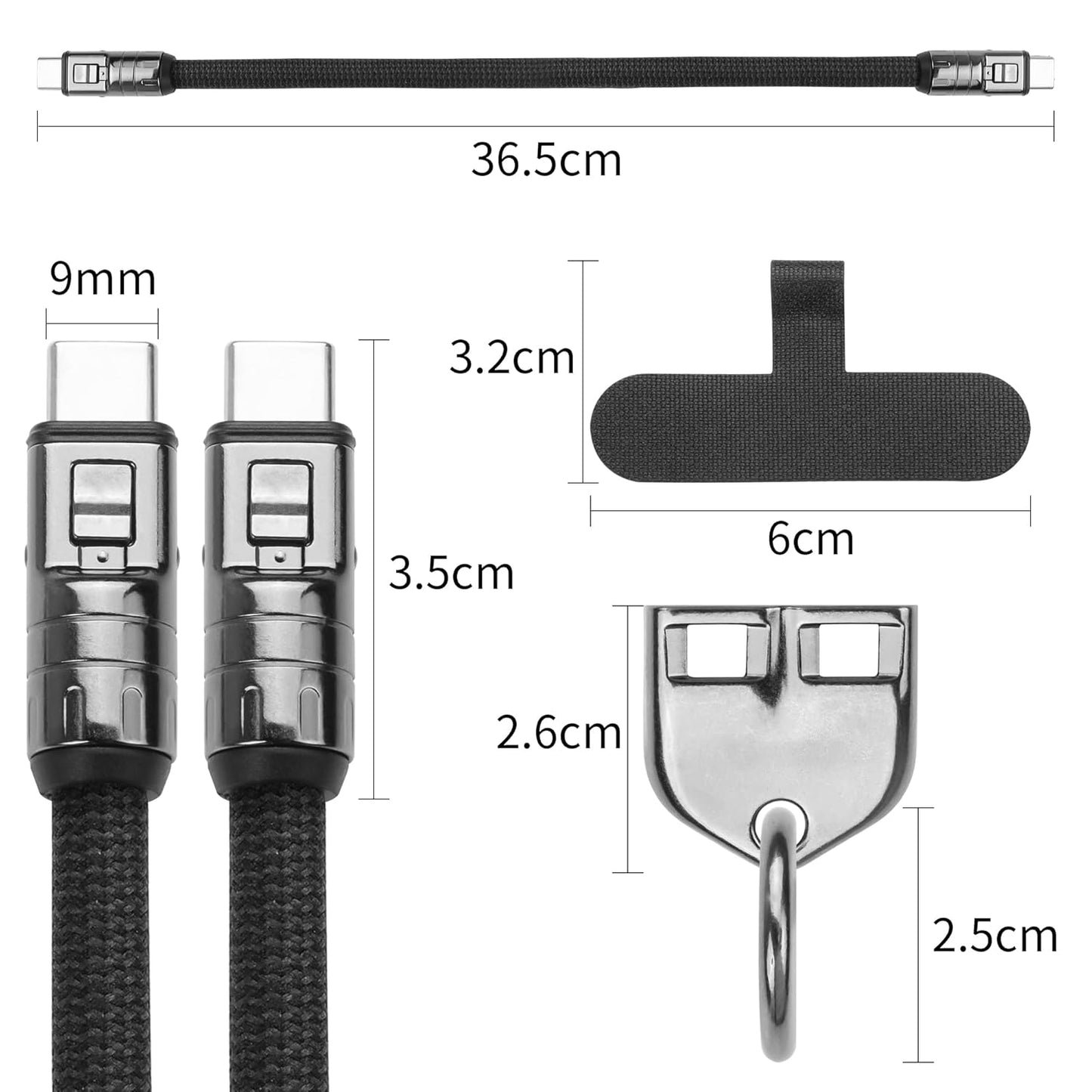 240W Fast Charging USB-C to USB-C Cable