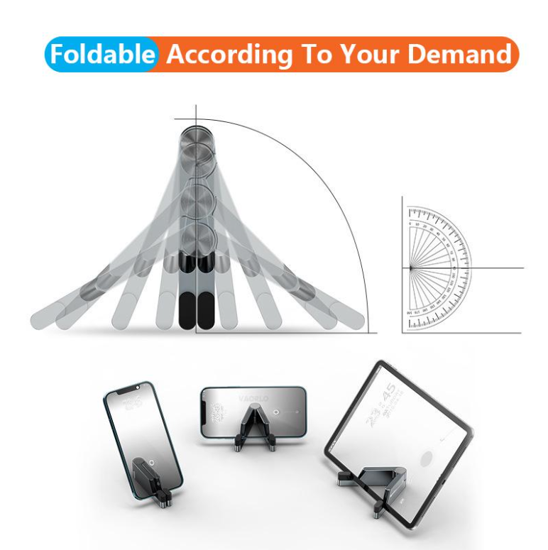 V Shape Foldable Phone Holder