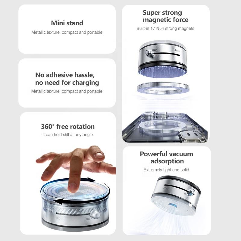 Vacuum Suction Phone Holder