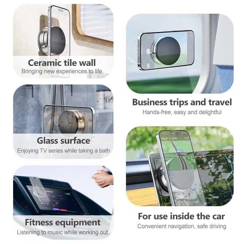 Vacuum Suction Phone Holder